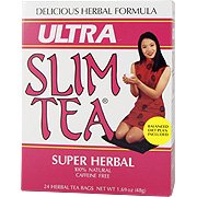 Hobe LabsUltra Slim Tea, Super Herbal, Caffeine Free, 24 Herbal Tea Bags, 1.69 oz (48 g)