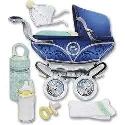 Jolees Boutique Themed Ornate Stickers, Baby Outing