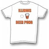 Illinois Beer Pong T-Shirt Standard Cotton