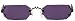 Vampire Dracula Costume Sunglasses Purple Glasses