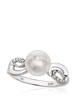 MAYUMI Anillo Aglaia (oro blanco 18 ct)