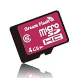 DreamFlash microSDHC 4GB ピンク DF-MISD4GB-PK 完全防水 CLASS6 著作権保護機能 5年保証 SDアダプター付の画像