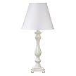 Simply Shabby Chic Resin Candlestick Table Lamp - Small