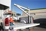 4' Folding Crane With Manual Hoist, 15' Strap & 15x15 Surface Mount Kit