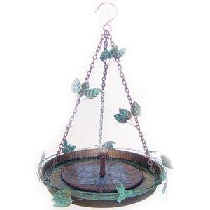 Natures Foundry ZBB-0198 Medium Bird Bath with Solar Mister, Copper Bronze by