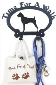 Dog Leash Hook – Boxer (Time for a Walk)
