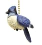 Songbird Crested Blue Jay Bird Fan Light Pull