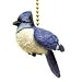 Songbird Crested Blue Jay Bird Fan Light Pull