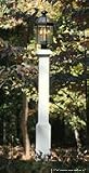 White PVC Lamp Post LP-2 [CAPITOL CITY LUMBER]