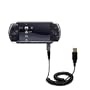 Coiled USB Cable for the Sony PSP-3001 Playstation Portable Slim with Power Hot Sync and Charge capabilities - uses Gomadic TipExchange Technology