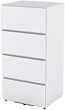 Nexera 3-Drawer Filing Cabinet 220303, White