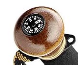 Stoney Point Accessory Wood Knob, with Compass, Clam