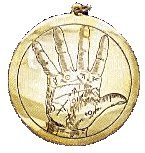 Magical Hand of Fortune for Happy Events, Luck and Joy Talisman Charm Amulet