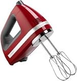 KitchenAid KHM720ER 7-Speed Digital Hand Mixer, Empire Red