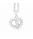 Sweet 16 Crystal Heart Pendent