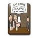 Londons Times Funny Society Cartoons - Enron Accountant at Biker Bar - Light Switch Covers - single toggle switch
