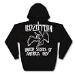 Led Zeppelin 1977 American Tour Black Mens Hoodie Sweatshirt