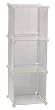 Storage Solutions 0404PFR6 13-Inch 3-Cube Storage Unit, Frost Image of Storage Solutions 0404PFR6 13-Inch 3-Cube Storage Unit, Frost