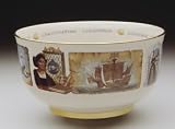 Christopher Columbus The Discovery of America Official Quincentenary Bowl By Artist Jack Woodson - Limited Edition Porcelain Bowl By Pickard China USA