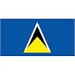 St. Lucia 3ft x 5ft Nylon Flag