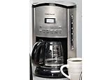 Farberware FCM12SS 12-Cup Coffeemaker, Stainless/Black