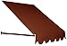 Awntech 6-Feet Dallas Retro Window/Entry Awning, 44-Inch Height by 24-Inch Diameter, Terra Cotta