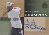 Curtis Strange certified autograph 2003 SP golf card #108/250