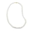 16" 14k Yellow Gold 8.5-9mm Freshwater Pearl Necklace