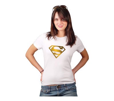  Officially Licensed DC Comics Supergirl Symbol Metalix T-Shirt