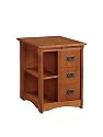 Powell "Mission Oak" Magazine Cabinet Table