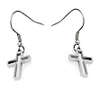 Stainless Steel Cross Earrings