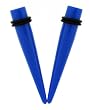 Acrylic Neon Taper - Blue - 8G - Sold as a Pair