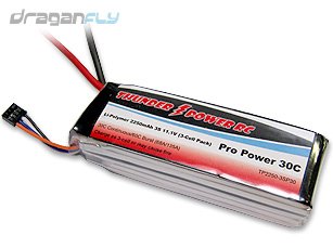 31kT8C1eJxL Thunder Power RC Pro Power 30C 2250mAh 11.1V Lithium Polymer Battery