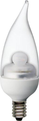 GE Lighting 76456 Energy Smart LED 2-Watt (10-watt replacement) 60-Lumen Bent Tip Light Bulb with Candelabra Base, 1-Pack