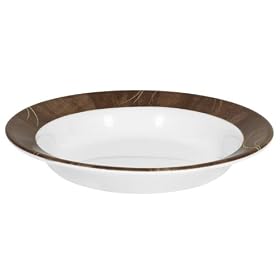Corelle Ultra 15-Ounce Rimmed Soup Salad Bowl, Chemire by Corelle
