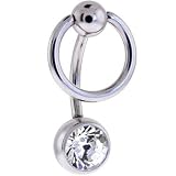 Swarovski Crystal ENSLAVED BCR Belly Ring