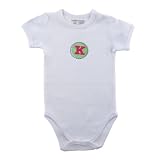 Hudson Baby Personalized Initial Bodysuit - K, Girl