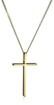 9ct Yellow Gold AMP331894 Ladies Cross & 18" Chain