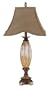 Cal Lighting BO-684TB Melbourne Resin Glass Table Lamp,