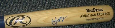 Jonathan Broxton Autographed Bat - Dodgers - Autographed MLB BatsB00COY278S