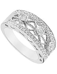 Diamond Ring 14K White Gold - 0.50 CT Diamonds