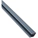 PVC U-Channel, NSF-61, Gray, 0.08" Thick, 1.14" Width, 1.65" Leg Length, 48" Length