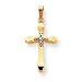 14k Cross with Diamond Pendant