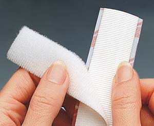French Loop, Color: White, 2 in x 25 yd