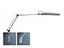Architetto Lamp with Clamp (Silver/White) (26"H x13.3"W x3.9"D)
