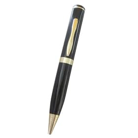 QI 640 * 480 Digitl Still Photo & Video Camcorder Mini DVR Spy Pen (8GB USB Drive + Pinhole Camera + Voice Recorder + USB Car Charger + AA Emergency Charger)