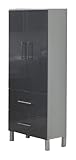 Ambientehome 54005 Midischrank Argun 31.3 x 60 x 150.5 cm, anthrazit