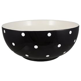Buy Spode Baking Days Black Round Serving Bowl