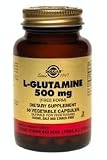 Solgar L-Glutamine 500 mg Vegetable Capsules - 50 Capsules