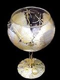 Angel Wings Design - Hand Painted - Goblet - 12.5 oz.